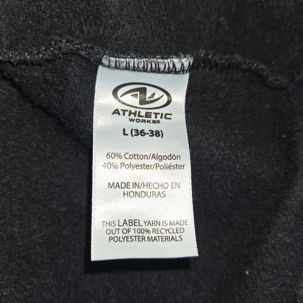 Athletic Works Men's L Black Sweatpants - Picture 7 of 11